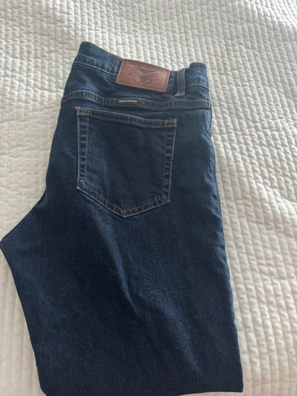 Brooks Brothers Classic Men's Dark Blue Jeans